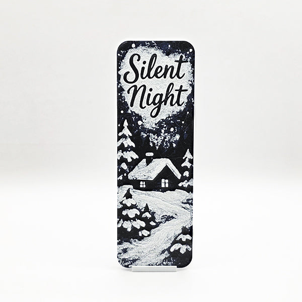 Silent Night - 3D-printet bogmærke
