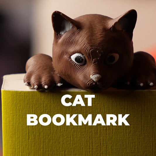 Cat - 3D-printet bogmærke