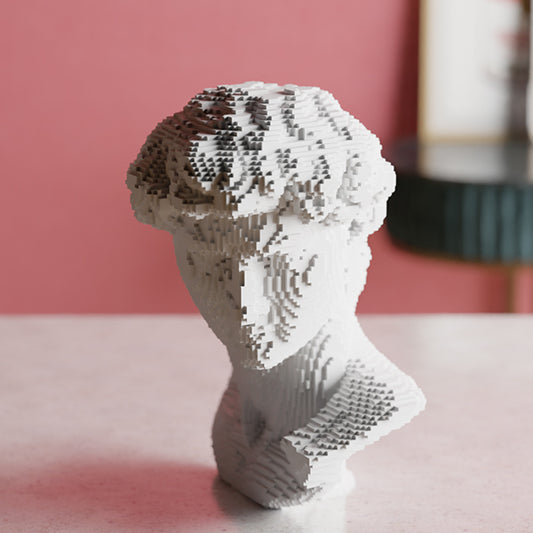 Pixel David – 3D-printet skulptur