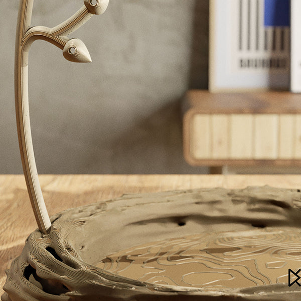 Birds Nest - 3D-printet smykkestativ