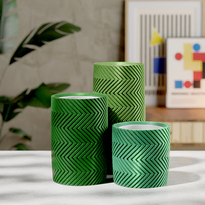 Herringbone - 3D-printet potte