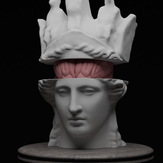 Athena - 3D-printet skulptur