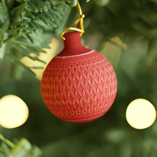 Diamant - 3D-printet julekugle