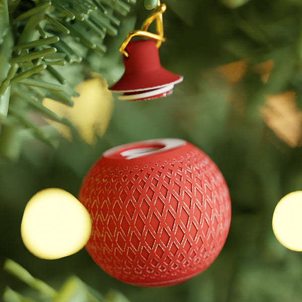 Diamant - 3D-printet julekugle