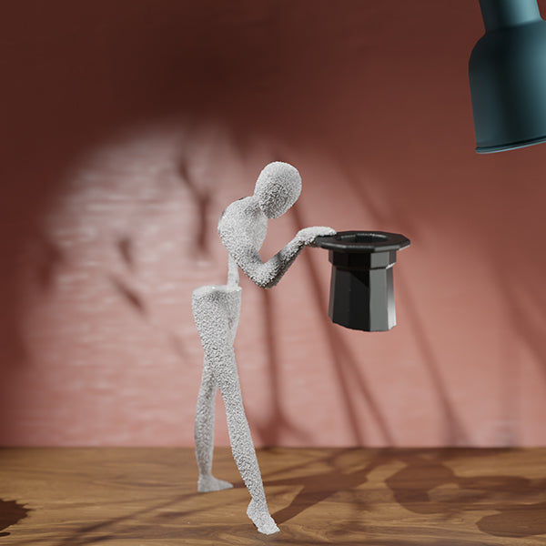 NObody – Magikeren – 3D-printet skulptur