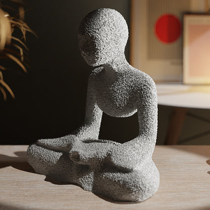 NObody – Munken – 3D-printet skulptur