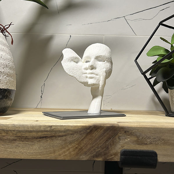 NObody – Maskerne – 3D-printet skulptur