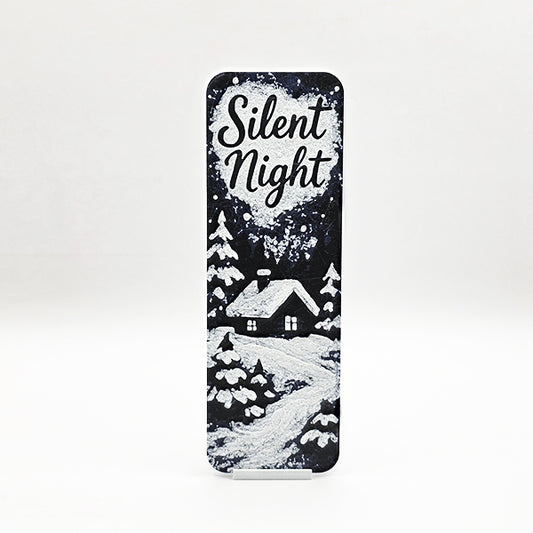 Silent Night - 3D-printet bogmærke
