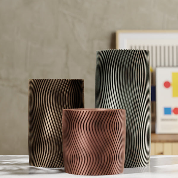Wavy - 3D-printet potte
