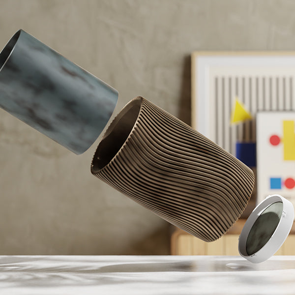 Wavy - 3D-printet potte